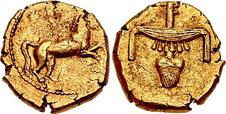 Gold Stater of Pharaoh Nektanebo II