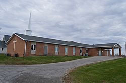 Gretna Brethren Church from northeast