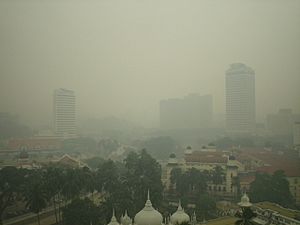 Haze in Kuala Lumpur