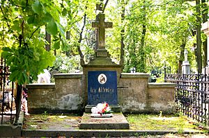 Ira Aldrige's grave, Łódź Old Cemetery, Poland, 2020, 02