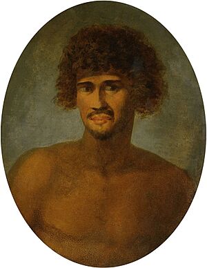 John Webber's oil painting of Otoo, 1777 (restored)