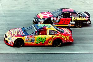 Kenseth and Irwin at Dover 1998