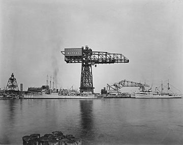 League Island Crane Philadelphia Naval Shipyard 1923