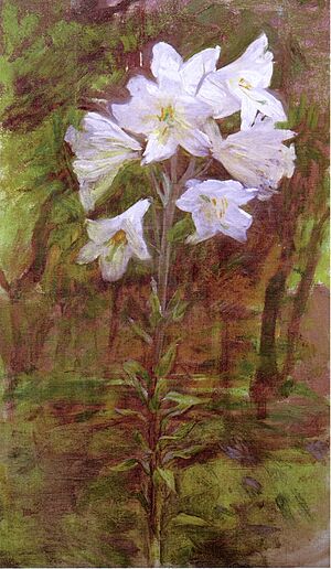 Lilies, by Ellen Day Hale