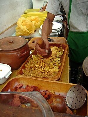 Making Tacacho