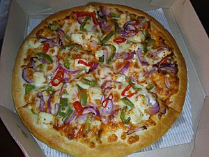 Malai Paneer Pizza from India