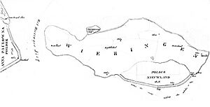 Map of the island Wieringen the Netherlands 1849