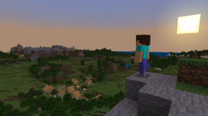 Minecraft explore landscape