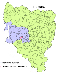 Location in Huesca (province), Spain