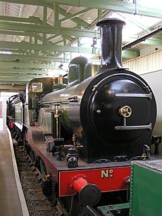 NER E5 2-4-0 1463 (1885) Head of Steam, Darlington 30.06.2009 P6300112 (10192722204)