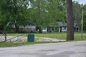 Cottages near the entrance