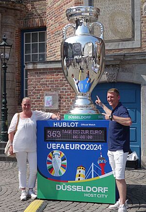 Noch 363 Tage bis zur UEFA EURO 2024, Düsseldorf crop