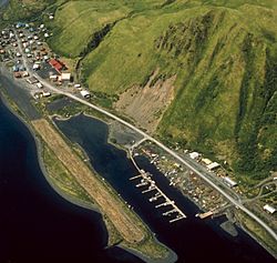 Aerial view of Old Harbor