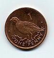 One pence coin (Gibraltar)