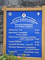 Our Lady of the Seven Sorrows Church, Dolgellau Sign