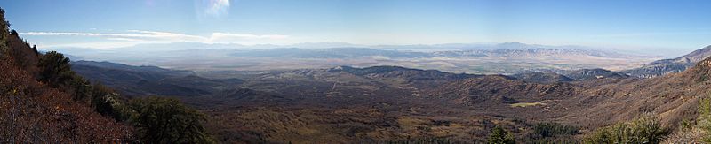 Panoramic of Nephi valley - panoramio
