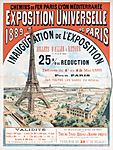 Paris 1889 plakat
