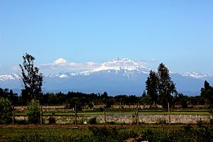 Parral, Chile - volcano Longaví