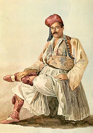 Peytier - Greek chieftain, 1830s