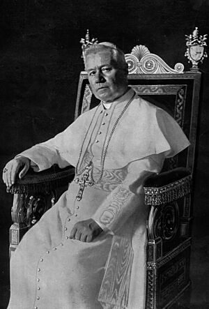 Pius X, by Francesco De Federicis, 1903 (cropped)