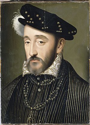 Portrait of King Henry II of France (1519–1559), by After François Clouet - Palace of Versailles
