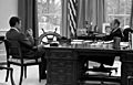 President Ford meets with CIA Director-designate George Bush - NARA - 7141445