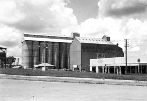 Queensland State Archives 2153 Peanut silos Kingaroy 1945