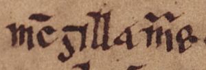 Ragnall Mac Gilla Muire (Oxford Bodleian Library Rawlinson B 488, folio 25r)