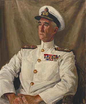 Rear-Admiral C E Douglas-Pennant, CB, CBE, DSO, DSC. (Art.IWM ART LD 5857).jpg