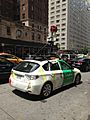 Rear view of Google Street View car