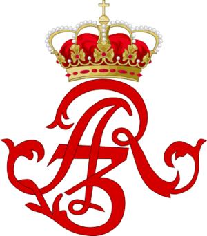 Royal Monogram of King Augustus III of Poland