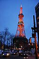 Sapporo TV Tower in the snow