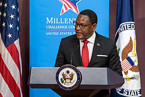 Secretary Blinken Delivers Remarks with Malawian President Lazarus Chakwera (52391326180)