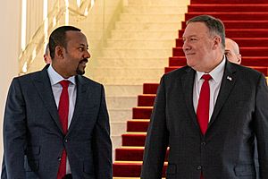 Secretary Pompeo Meets with Ethiopian Prime Minister Abiy (49556622178)