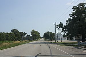 Looking south toward Silica, Wisconsin