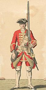 Soldier of 47th regiment 1742