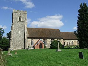 St Mary's Church, Edwardstone, Suffolk - from the south