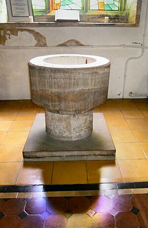 St Marys Church Potton font