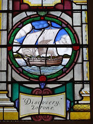 Discovery on stained glass window in St Sepulchre-without-Newgate