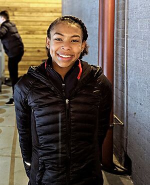 Starr Andrews at the 2019 International Challenge Cup