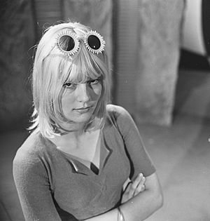Sylvie Vartan (Frans zangeresje) getrouwd met Johny Hallyday, Bestanddeelnr 918-9046