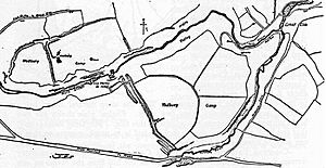 Tedbury Woodbury Somerset Map