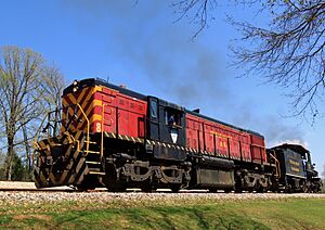 Texas State Railroad, moving locomotives.jpg