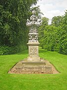 The Four Seasons Vase in Melbourne Hall gardens (geograph 3221823)