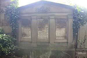 The grave of Gordon Holmes MacMillan, Newington Cemetery, Edinburgh