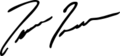 Tina Turner signature