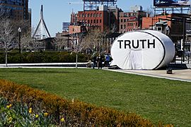 Truth Booth, Rose Kennedy Greenway, Boston, 2016