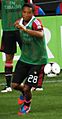 Urby Emanuelson warming up
