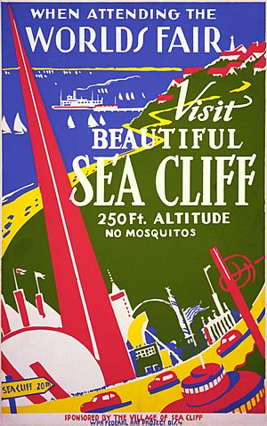 Visit beautiful Sea Cliff, WPA poster, ca. 1939