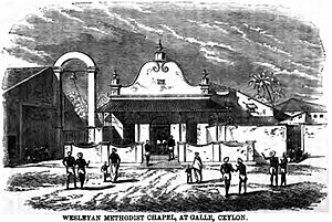Wesleyan Methodist Chapel, at Galle, Ceylon (104, September 1868, II (New Series)) - Copy
